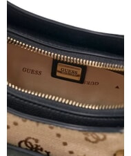 GUESS DOROTHY Bolso de hombro logotipo de leche/negro - Bolsos Mujer - 5
