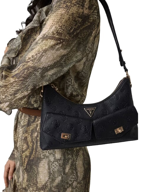 BLAKE Bolso de hombro logotipo negro - Bolsos Mujer