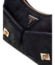 GUESS BLAKE Bolso de hombro logotipo negro - Bolsos Mujer - 5