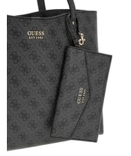 GUESS BRENTON Bolso de hombro bolsa de asas Vikky Large Roo Coalog - Bolsos Mujer - 4