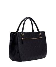 GUESS CARMELLA Bolso de mano con correa para el hombro. logotipo negro - Bolsos Mujer - 3