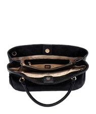 GUESS CARMELLA Bolso de mano con correa para el hombro. logotipo negro - Bolsos Mujer - 5