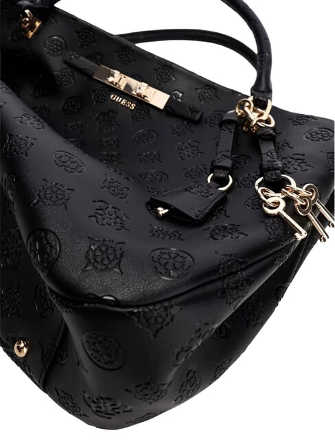 CARMELLA Bolso de mano con correa para el hombro. logotipo negro - Bolsos Mujer