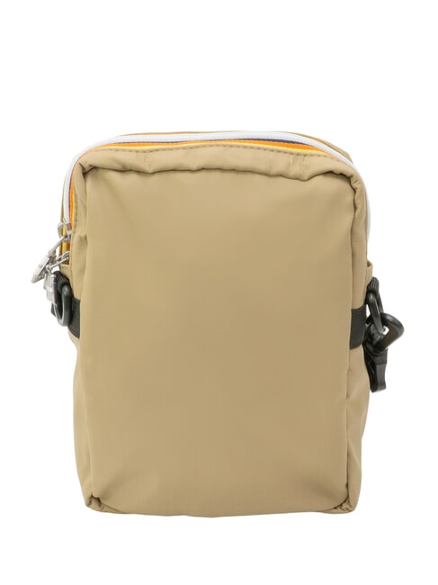 BARBITON Bolsa de nailon caqui beige - Bandoleras Hombre