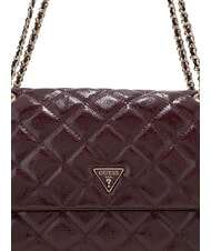 GUESS JULIET Bolso de hombro Burdeos - Bolsos Mujer - 5