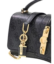 GUESS YVONNE LOGO Bolso de mano con correa para el hombro. bolsa de asas Vikky Large Roo Coalog - Bolsos Mujer - 5