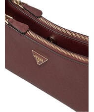GUESS NOELLE 2 Bolso de hombro con correa para el hombro Burdeos - Bolsos Mujer - 4