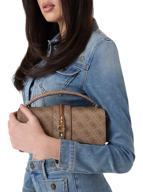 YVONNE LOGO Bolso de mano con correa para el hombro. LOGOTIPO DE LECHE - Bolsos Mujer