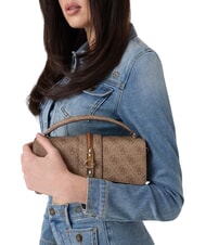 GUESS YVONNE LOGO Bolso de mano con correa para el hombro. LOGOTIPO DE LECHE - Bolsos Mujer - 2