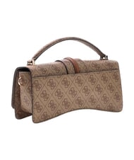 GUESS YVONNE LOGO Bolso de mano con correa para el hombro. LOGOTIPO DE LECHE - Bolsos Mujer - 3