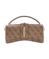 GUESS YVONNE LOGO Bolso de mano con correa para el hombro. LOGOTIPO DE LECHE - Bolsos Mujer - 4