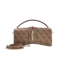 GUESS YVONNE LOGO Bolso de mano con correa para el hombro. LOGOTIPO DE LECHE - Bolsos Mujer - 5