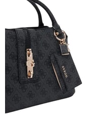 GUESS YVONNE LOGO Bolso de mano con correa para el hombro. bolsa de asas Vikky Large Roo Coalog - Bolsos Mujer - 6