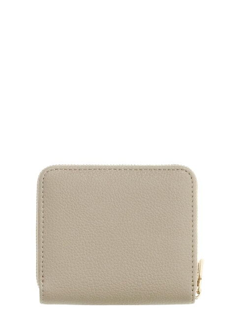 MELODY Cartera compacta con cremallera gris topo claro - Carteras Mujer