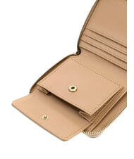 GUESS MELODY Cartera compacta con cremallera gris topo claro - Carteras Mujer - 5