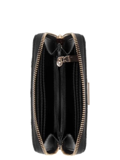 MELODY Cartera mediana con cremallera NEGRO - Carteras Mujer