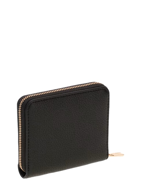 MELODY Cartera compacta con cremallera NEGRO - Carteras Mujer