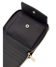 GUESS MELODY Cartera compacta con cremallera NEGRO - Carteras Mujer - 4