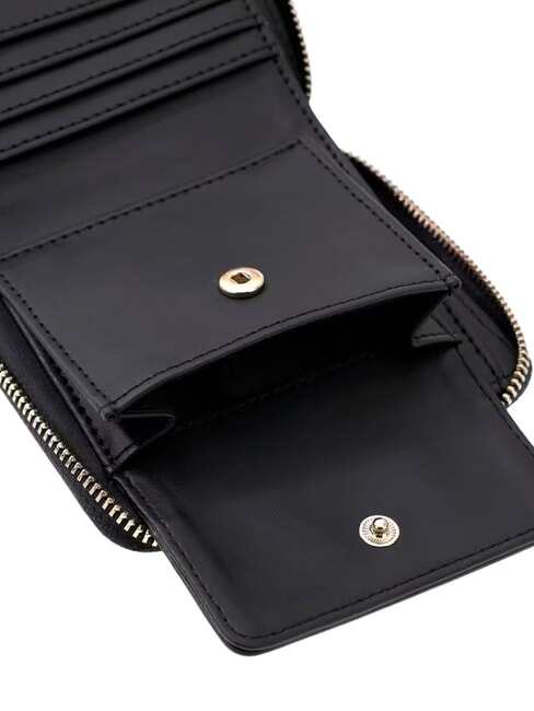 MELODY Cartera compacta con cremallera NEGRO - Carteras Mujer