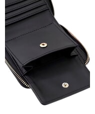 GUESS MELODY Cartera compacta con cremallera NEGRO - Carteras Mujer - 5