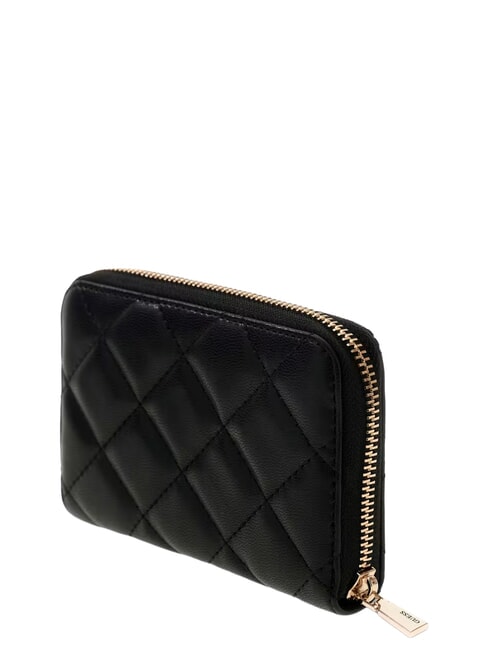JULIET Cartera mediana con cremallera. NEGRO - Carteras Mujer