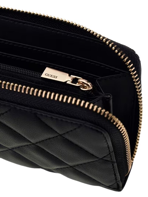 JULIET Cartera mediana con cremallera. NEGRO - Carteras Mujer