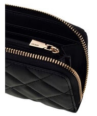 GUESS JULIET Cartera mediana con cremallera. NEGRO - Carteras Mujer - 4