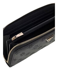 GUESS BLAKE Cartera grande con cremallera. logotipo negro - Carteras Mujer - 4