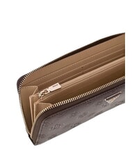 GUESS BLAKE Cartera grande con cremallera. marr&oacute;n - Carteras Mujer - 4