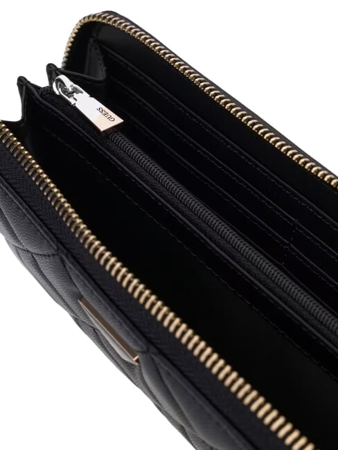 JULIET Cartera grande con cremallera. NEGRO - Carteras Mujer
