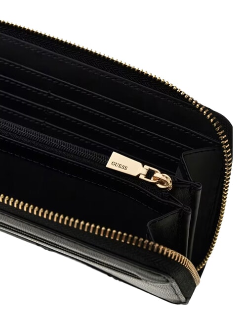 JULIET Cartera grande con cremallera. NEGRO - Carteras Mujer