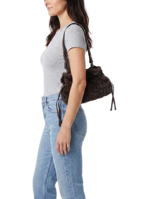 RICCY Bolso de hombro marr&oacute;n oscuro - Bolsos Mujer