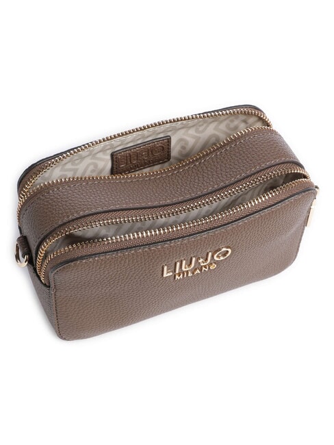 RIDHI Mini bolso de hombro para c&aacute;mara moca oscuro - Bolsos Mujer