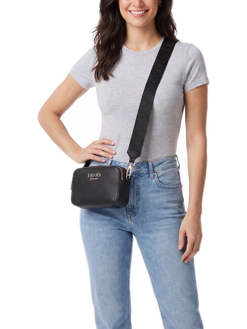 RIDHI Mini bolso de hombro para c&aacute;mara NEGRO - Bolsos Mujer