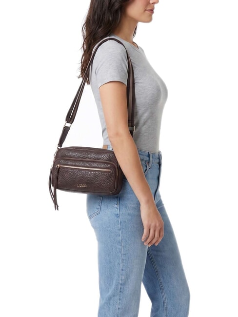 TILDE Bolso de hombro berenjena roja - Bolsos Mujer