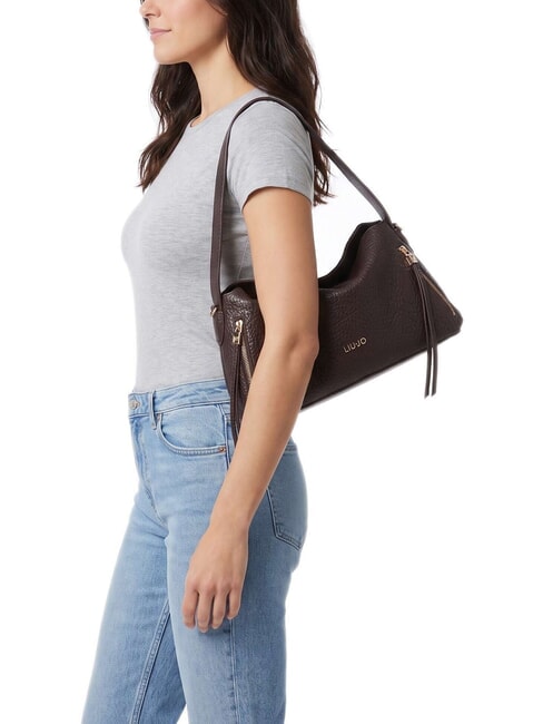 TILDE Bolso de hombro con correa para el hombro. berenjena roja - Bolsos Mujer