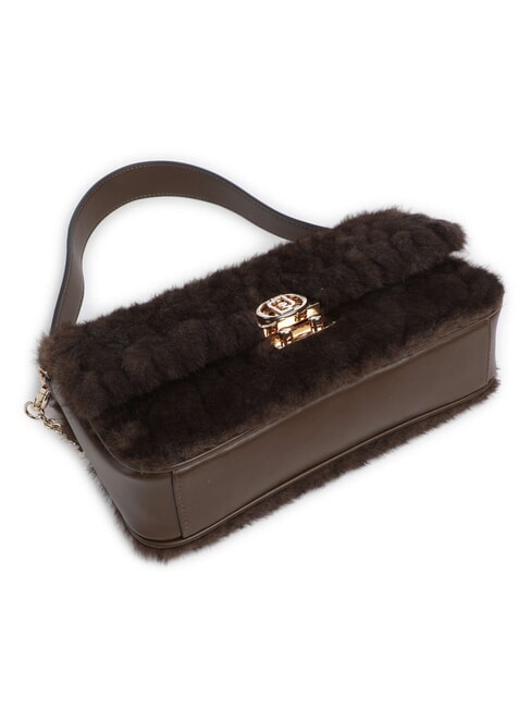 ADIVA Bolso de hombro con correa para el hombro. moca oscuro - Bolsos Mujer