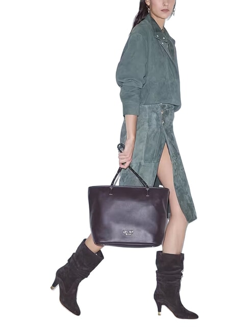 EVRIM Bolsa de la compra marr&oacute;n oscuro - Bolsos Mujer