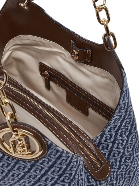 FAIZA Bolso de hombro mezclilla azul - Bolsos Mujer