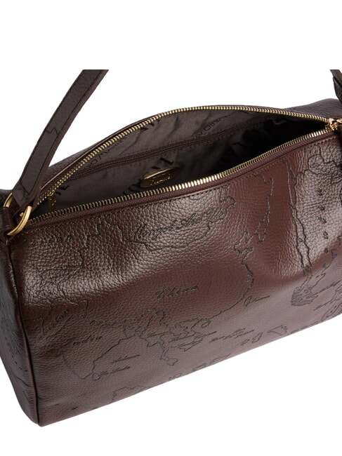 ANTIQUE GEO Bolso de mano con correa para el hombro. chocolate - Bolsos Mujer