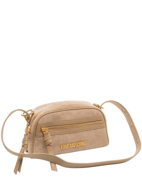 SIGNATURE ZIP Bolso de hombro arena - Bolsos Mujer