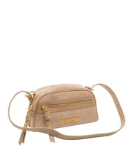 LOVE MOSCHINO SIGNATURE ZIP Bolso de hombro arena - Bolsos Mujer - 2