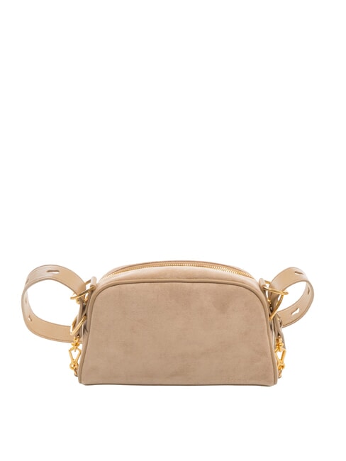 SIGNATURE ZIP Bolso de hombro arena - Bolsos Mujer