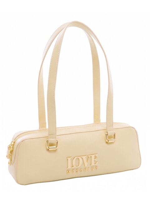 GILDED Bolso de hombro con cadena manteca - Bolsos Mujer