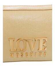 LOVE MOSCHINO GILDED Bolso de hombro con cadena manteca - Bolsos Mujer - 3