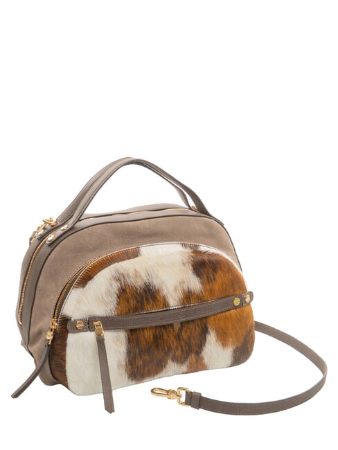 B-GALLERY Bolso de mano con correa para el hombro. natural/ceniza/cacao - Bolsos Mujer