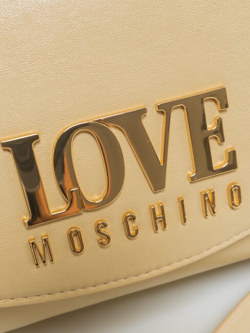 GILDED Bolso de hombro con cadena manteca - Bolsos Mujer