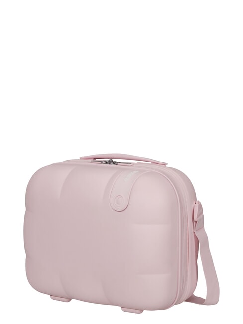 DREAMI Estuche r&iacute;gido para cosm&eacute;ticos, con correa para el hombro. rosa cielo de ensue&ntilde;o - Neceser