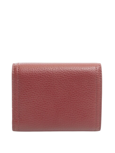 CAMPUS Cartera peque&ntilde;a de cuero grosella - Carteras Mujer