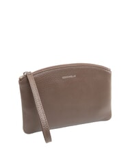 COCCINELLE ROUNDED ENVELOPE Bolso de mano de cuero morena - Bolsos Mujer - 2